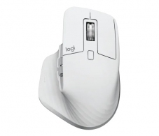 Mouse Wireless Logitech MX Master 3S Performance for Mac/ 2.4GHz and Bluetooth/ Pale Grey thumbnav 1