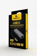 USB-C / Gigabit Ethernet Adapter  / Gembird A-CMU3-LAN-01 thumbnav 2