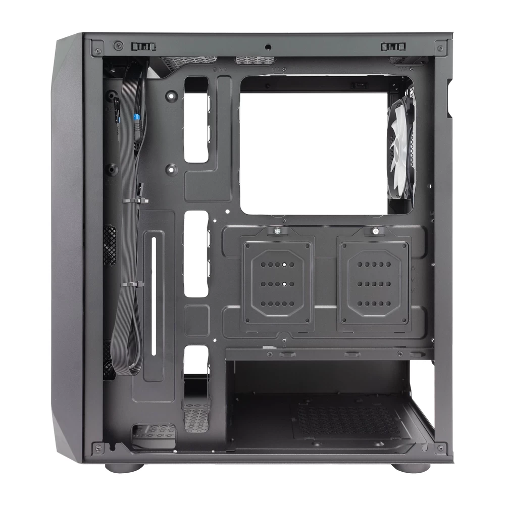 Carcasa Gaming 1STPLAYER AY7 / no PSU / Side-Window / 3x120mm / ATX / Black photo 6