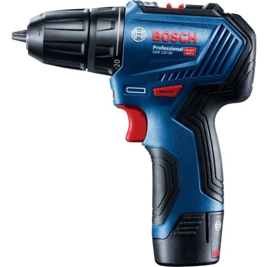 Аккумуляторная дрель-шуруповерт Bosch GSR12V-30, 06019G9001 photo 1