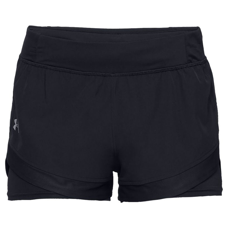 Шорты Under Armour UA Qualifier SpeedPocket 2-in-1 / Женский / XS / Черный photo 1 Шорты Under Armour UA Qualifier SpeedPocket 2-in-1 / Женский / XS / Черный photo 1