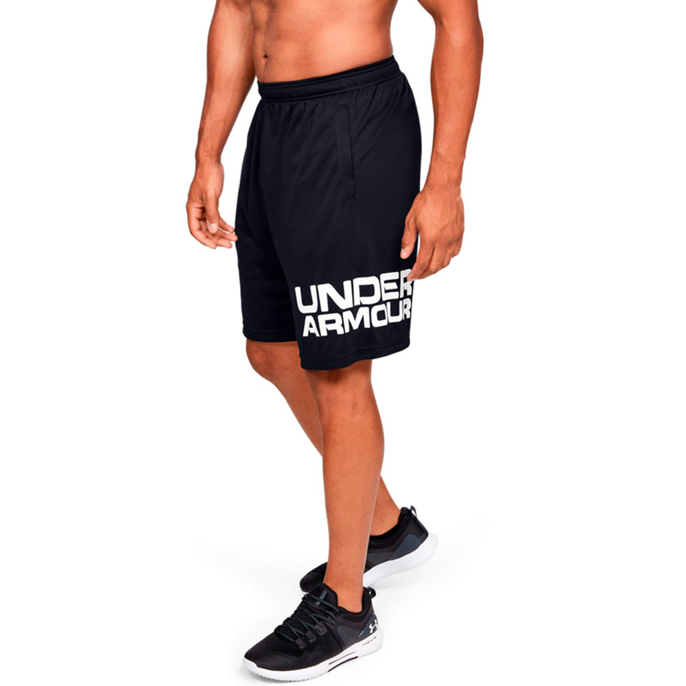 Sorti de bărbați Under Armour UA TECH WORDMARK SHORTS XXL Negru photo 4
