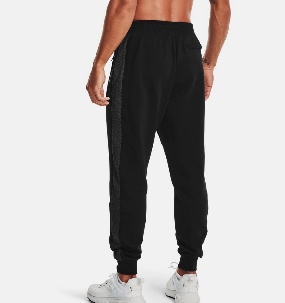 Брюки Under Armour MEN UA RIVAL FLC AMP JGS M Черный Мужской photo 2