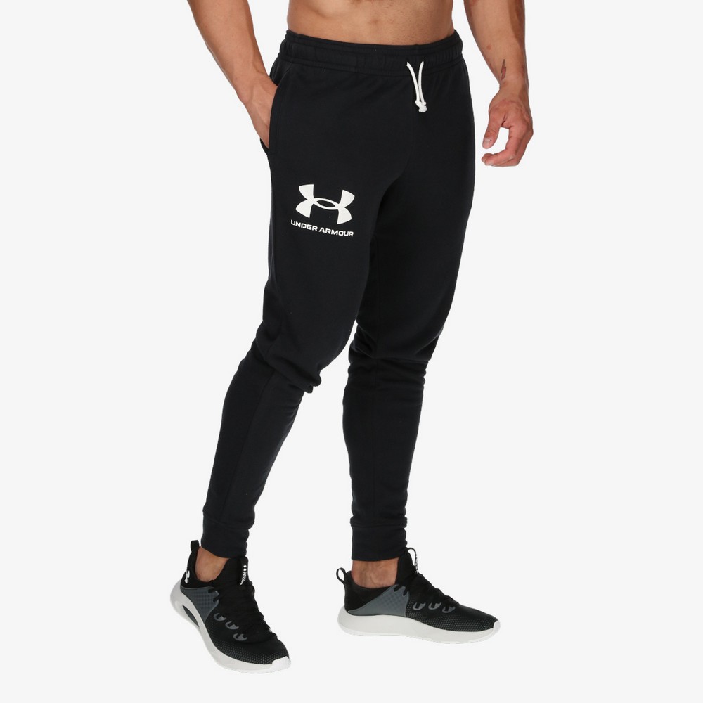 Pantaloni Under Armour UA RIVAL TERRY JOGGER MD Negru Barbati photo 3