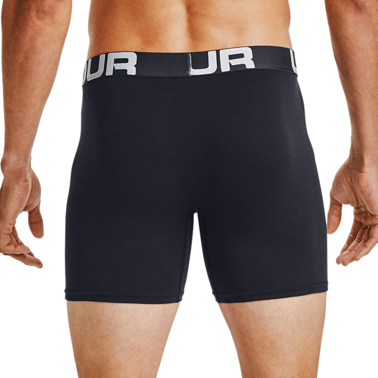 Boxeri Under Armour UA Charged Cotton 6in 3 Pack LG Negru Barbati photo 3