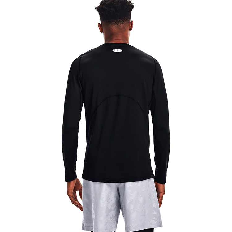 Hanorac pt bărbați Under Armour UA CG Armour Fitted Crew 3XL Negru photo 3