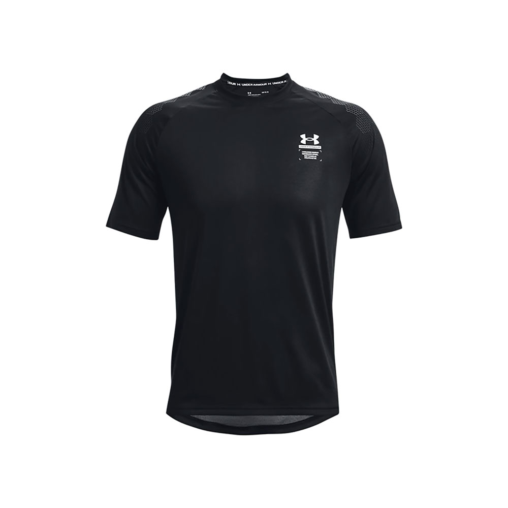 Tricou bărbătesc Under Armour UA Armourprint SS L Negru photo 1 Tricou bărbătesc Under Armour UA Armourprint SS L Negru photo 1