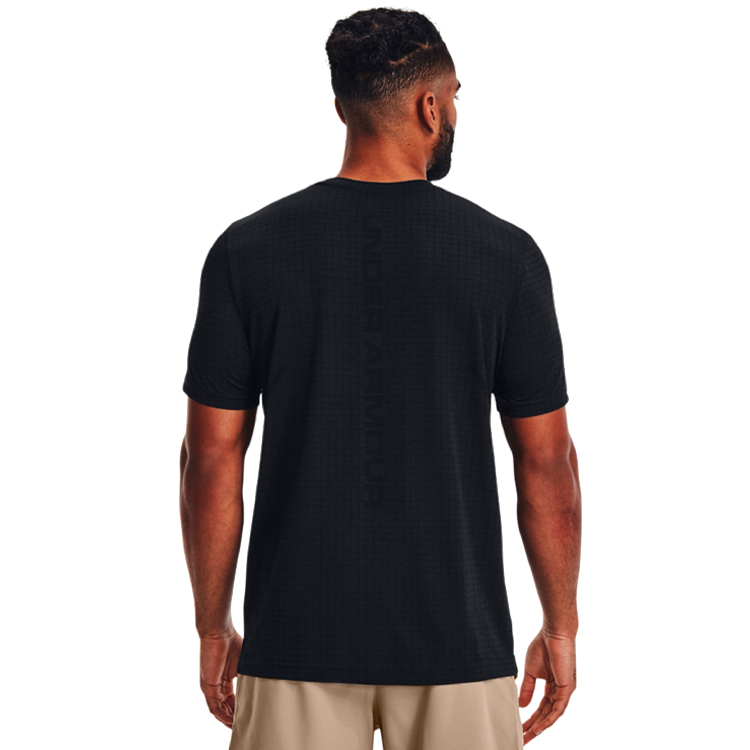 Футболка мужская Under Armour UA Seamless Grid SS S Черный photo 3