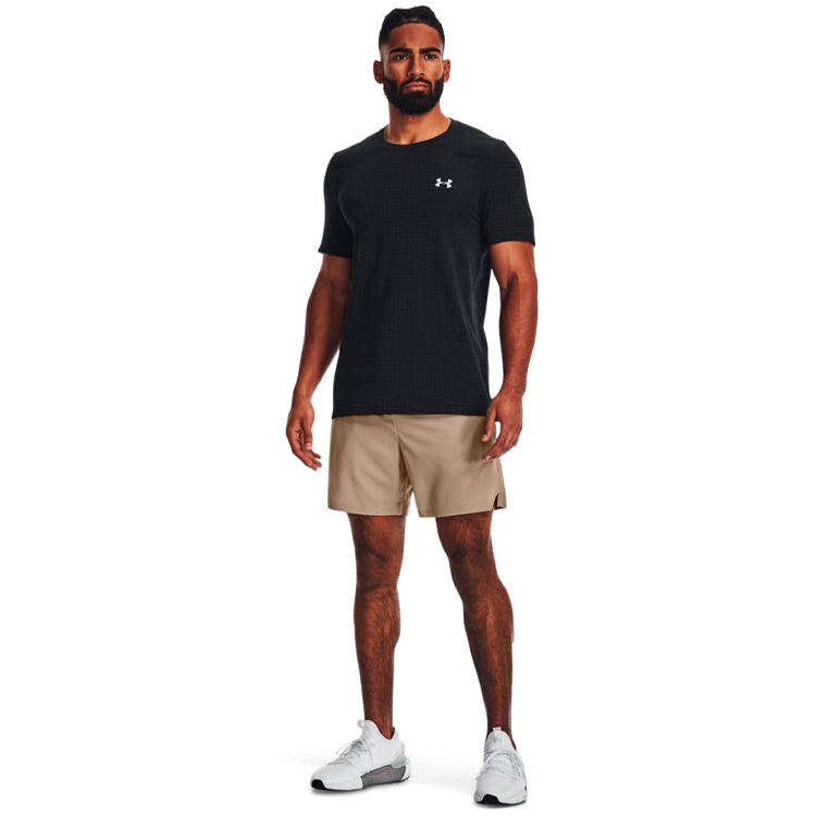 Футболка мужская Under Armour UA Seamless Grid SS S Черный photo 5
