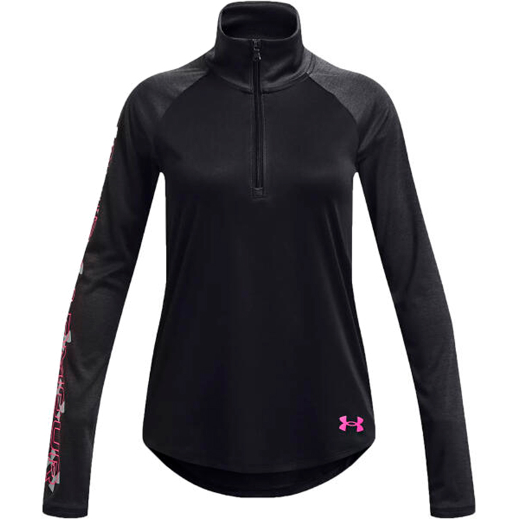 Hanorac Under Armour UA G TECH GRAPHIC 1/2 ZIP / Femei / XL / Negru photo 1