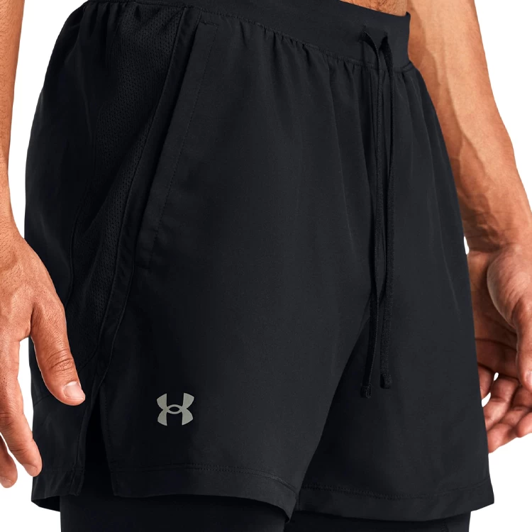 Sorti de bărbați Under Armour UA LAUNCH 5 2-IN-1 SHORTS XXL Negru photo 4