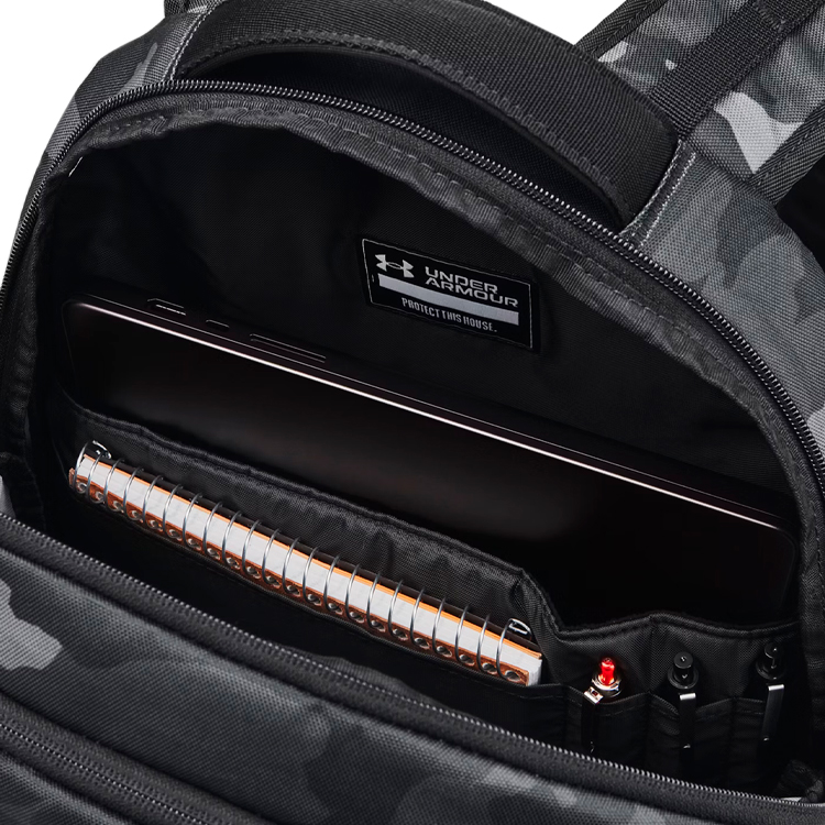 Рюкзак  Under Armour UA Hustle 6.0 Backpack/1384672-001/Черный/серый photo 3
