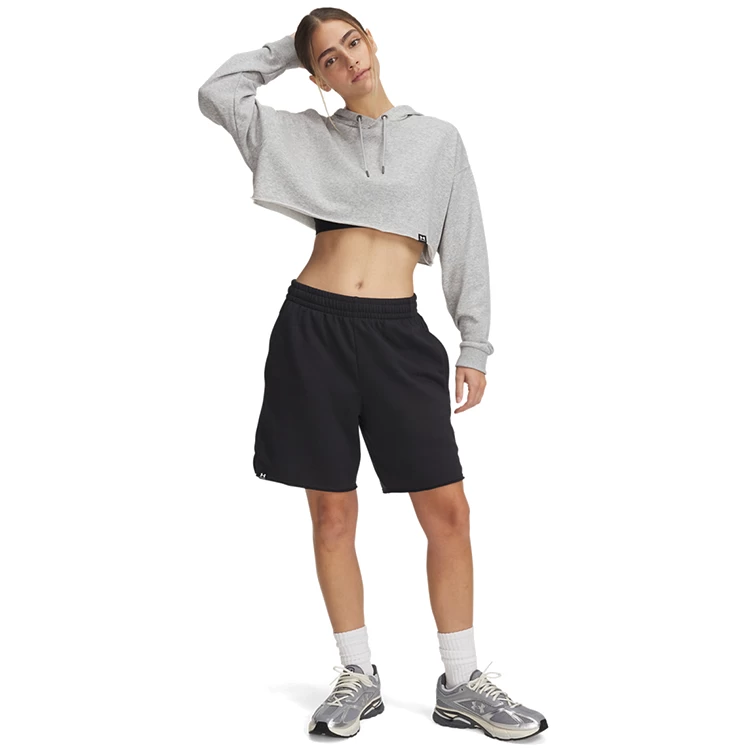 Sorti Under Armour UA Icon Terry Long Short S Negru Femei photo 4