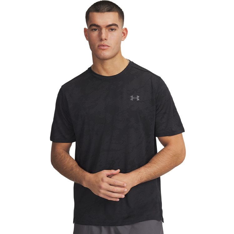 Tricou bărbătesc Under Armour UA Tech Vent Jcqrd SS L Negru photo 1 Tricou bărbătesc Under Armour UA Tech Vent Jcqrd SS L Negru photo 1