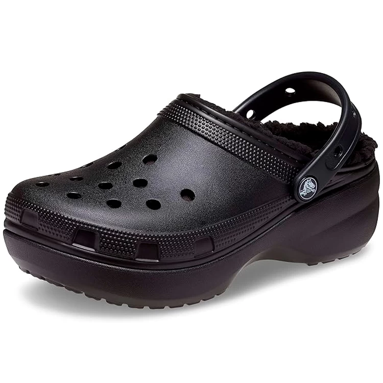 Шлепанцы Crocs Classic Platform Lined Clog W / Женский / 34-35 / Черный photo 5