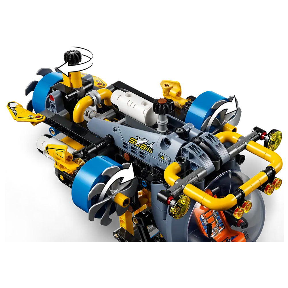 Constructor Lego Technic Deep-Sea Research Submarine 42201 de la 9+ ani photo 10