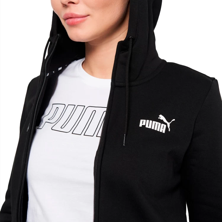 Hanorac Puma ESS Small Logo Full-Zip Hoodie FL M Negru Femei photo 5