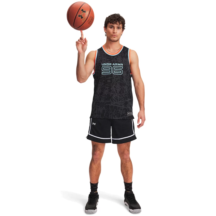 Шорты мужские Under Armour Zone Pro 7 Mesh Short Prntd L Черный photo 4