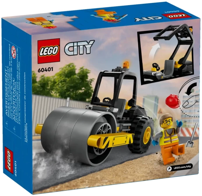 Конструктор Lego City Construction Steamroller 60401  от 5+ лет photo 1