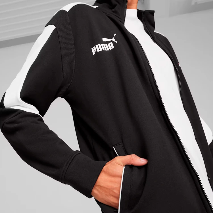 Мужская Толстовка Puma BMW MMS Sweat Jacket S Черный/Белый photo 6