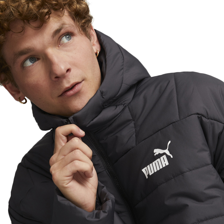 Geacă pt Barbati Puma Hooded Padded Coat XXL Negru photo 3