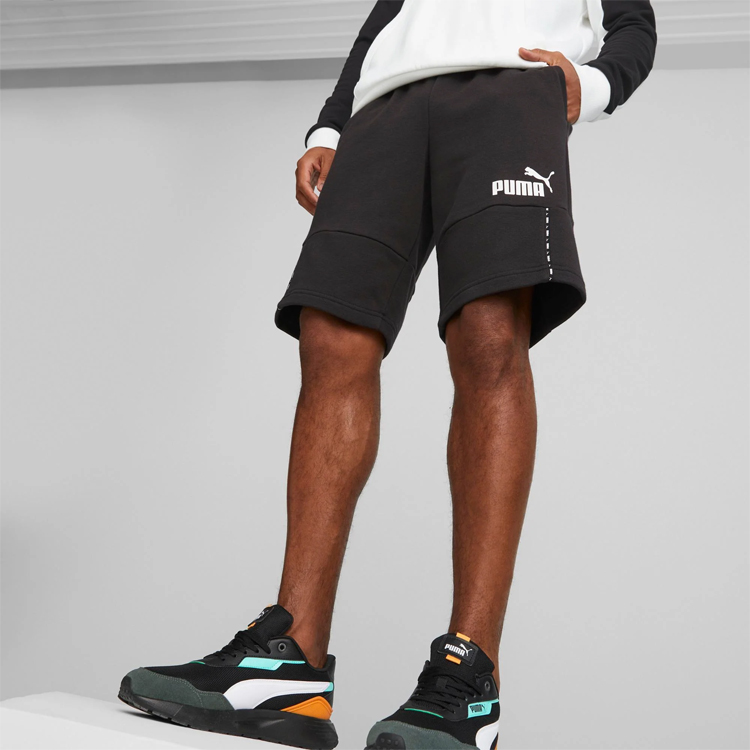 Sorti de bărbați Puma ESS BLOCK x TAPE Shorts S Negru photo 4