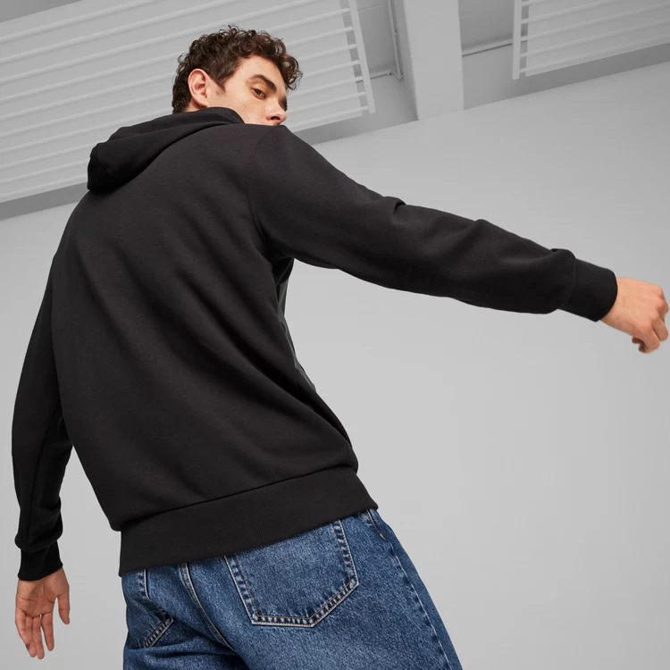 Hanorac pt bărbați Puma POWER Graphic Hoodie TR L Negru photo 5