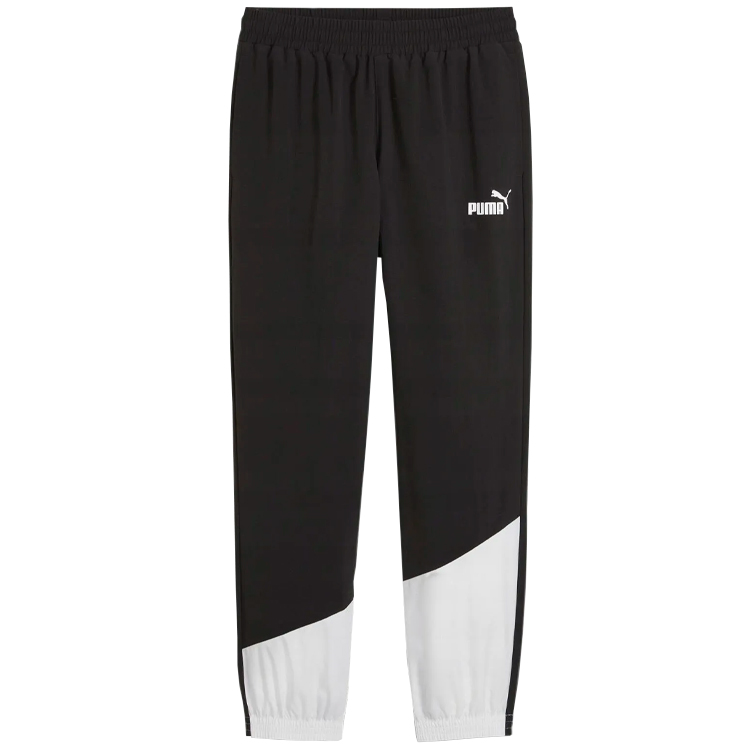 Брюки Puma POWER Colorblock Woven Pants S Черный/Белый Мужской photo 1