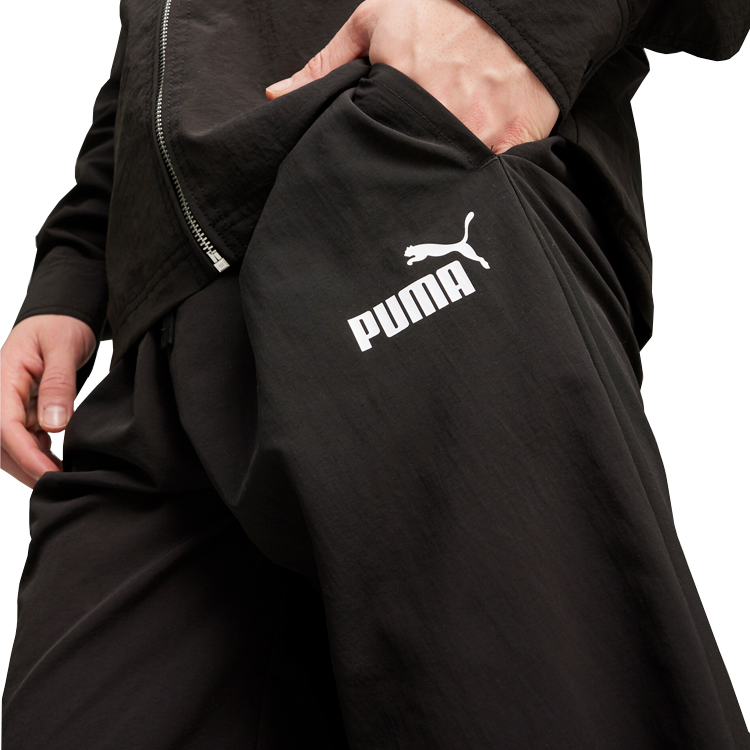 Брюки Puma POWER Colorblock Woven Pants S Черный/Белый Мужской photo 3