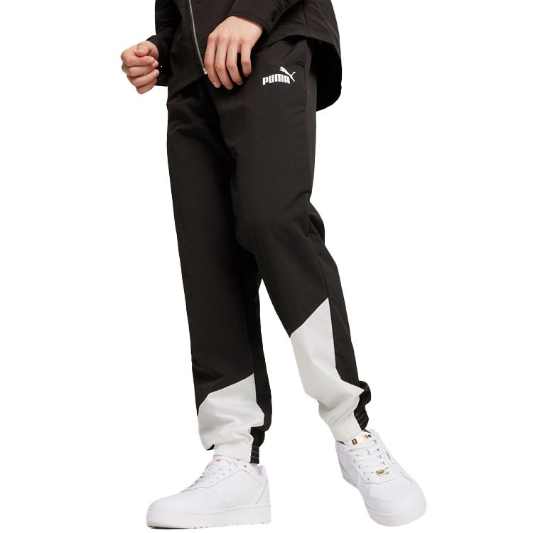 Брюки Puma POWER Colorblock Woven Pants S Черный/Белый Мужской photo 5