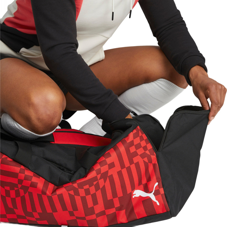 Сумка спортивная  Puma RISE Medium Bag/7991301/Черный/Красный photo 4
