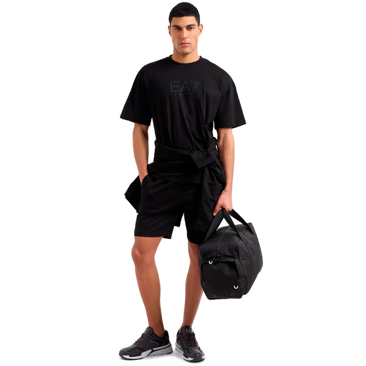 Шорты мужские EA7 EMPORIO ARMANI TRAIN VISIBILITY M SHORTS COFT S Черный photo 4