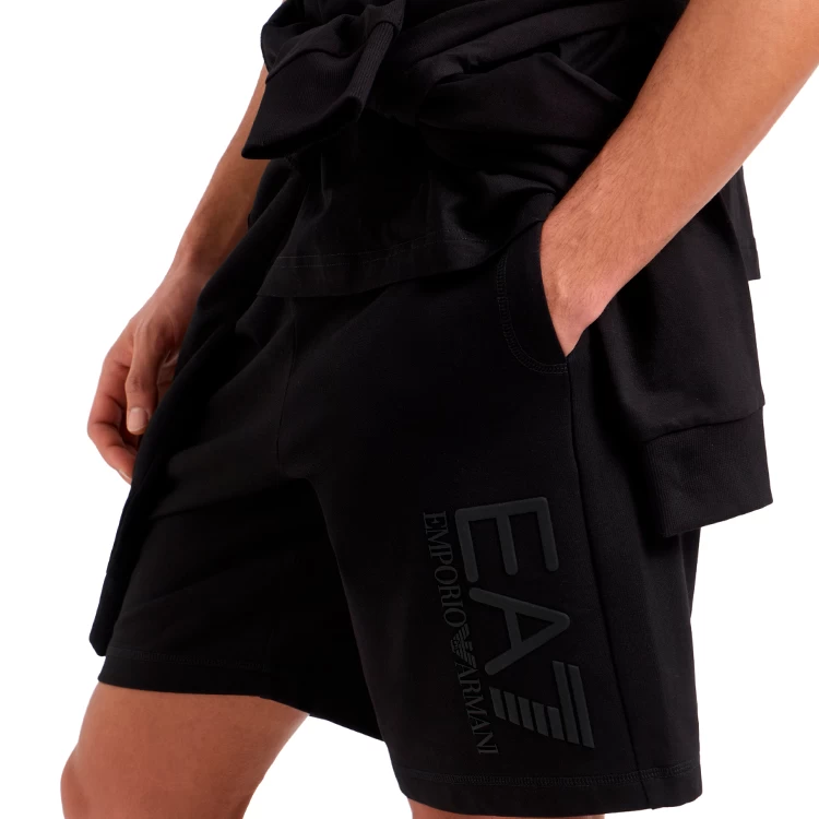 Шорты мужские EA7 EMPORIO ARMANI TRAIN VISIBILITY M SHORTS COFT S Черный photo 5