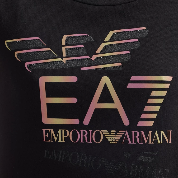 Футболка EA7 EMPORIO ARMANI TRAIN LOGO SERIES W TEE SS EAG M Черный Женский photo 5