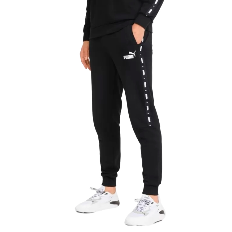 Pantaloni Puma ESS+ Tape Sweatpants TR M Negru Barbati photo 5