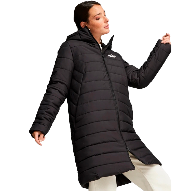 Scurta Puma ESS Hooded Padded Coat XS Negru Femei photo 3