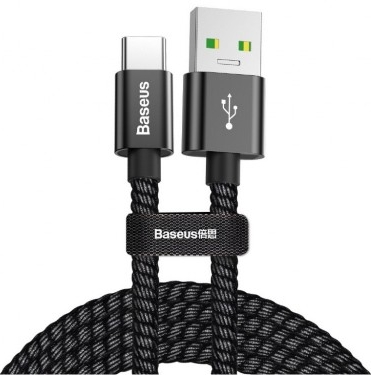 Кабель USB-A - USB Type-C Baseus CATKC-A01 1 /1м /Черный photo 1 Кабель USB-A - USB Type-C Baseus CATKC-A01 1 /1м /Черный photo 1