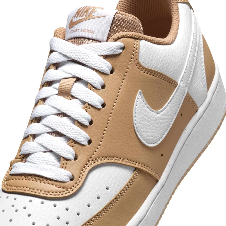 Incaltaminte Sport Nike W COURT VISION LO NN pt Femei / 38.5 / Alb-bej photo 4
