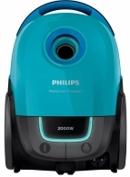 Пылесос с мешком Philips FC8389/01, 1800 Вт, 83 дБ, Голубой 