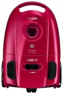 Пылесос с мешком Philips FC 8455, 2000 Вт, 83 дБ, Красный 