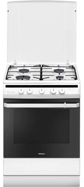 Газовая плита Hansa FCGW61001 / 4 конфорок / 60 см / Белый photo 1