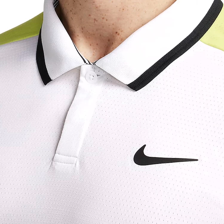 Мужские Поло Nike M NKCT DF ADVTG POLO M Белый/Черный photo 4