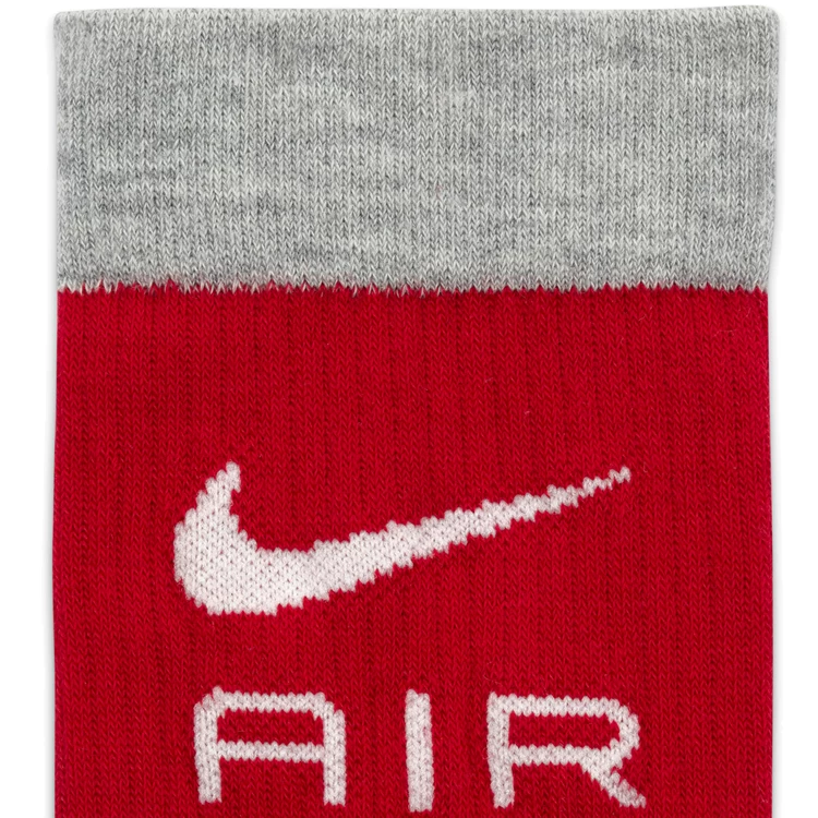 Sosete Unisex Nike U NK ED ESS CRW 2PR 168 NK AIR M Rosu-alb photo 4