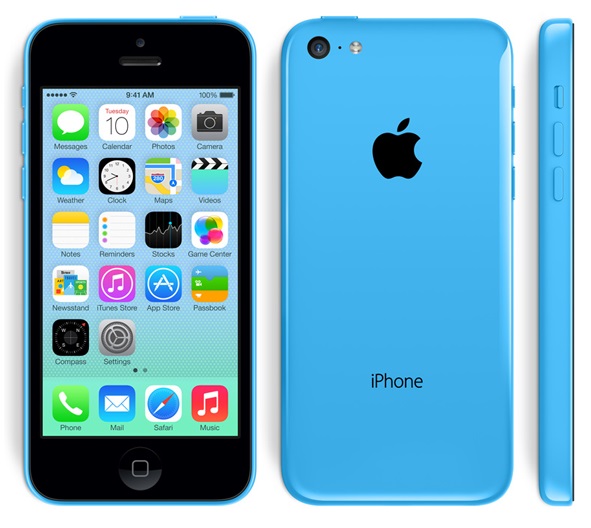 Смартфон Apple iPhone 5C / '' / 1 ГБ / 16 ГБ / Голубой photo 1