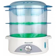Пароварка Maxwell MW1201, 1 л, 780 Вт, Белый 
