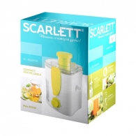 Соковыжималка центробежная Scarlett SC-JE50P01, 0.28 л, 600 Вт, 2 скоростей, Белый thumbnav 3