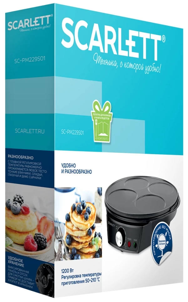 Блинница Scarlett SCPM229S01 photo 5