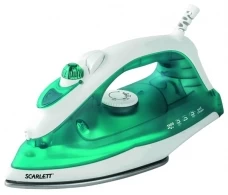 Fier de calcat Scarlett SC-SI30S01, 220 ml, Alb-verde 