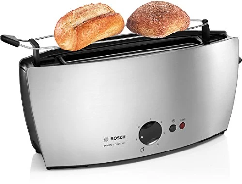 Тостер Bosch TAT6801, 1 тост, 900 Вт, Нержав.сталь photo 3