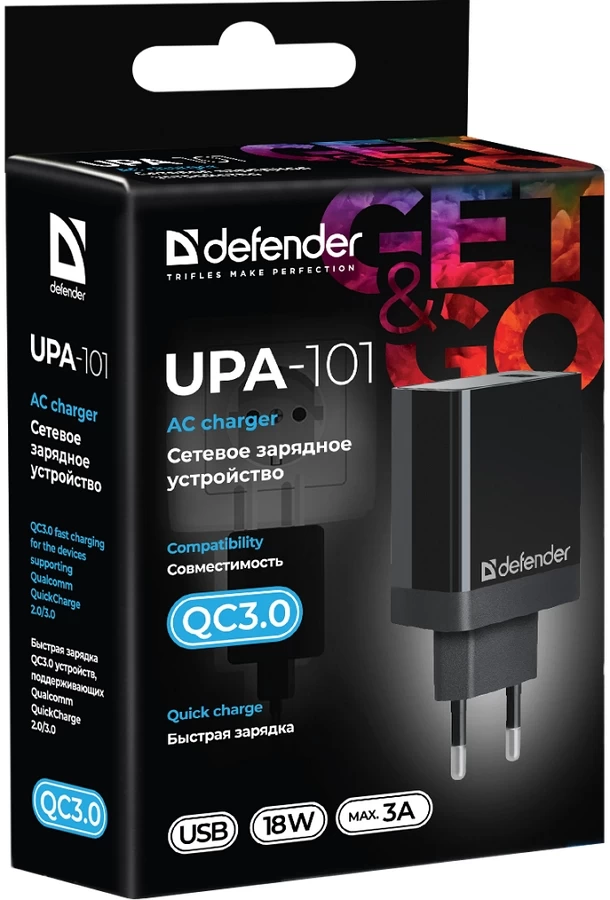 Зарядное устройство для телефона Defender UPA101 photo 3
